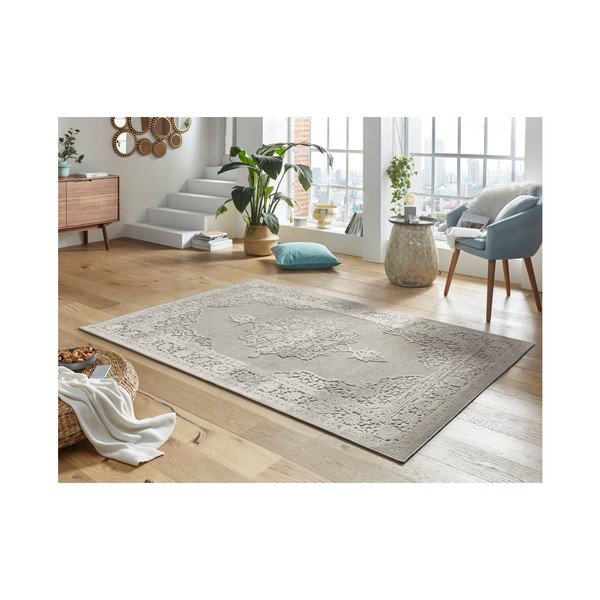 Pilkas viskozės kilimas Mint Rugs Willow, 80 x 125 cm-image-1