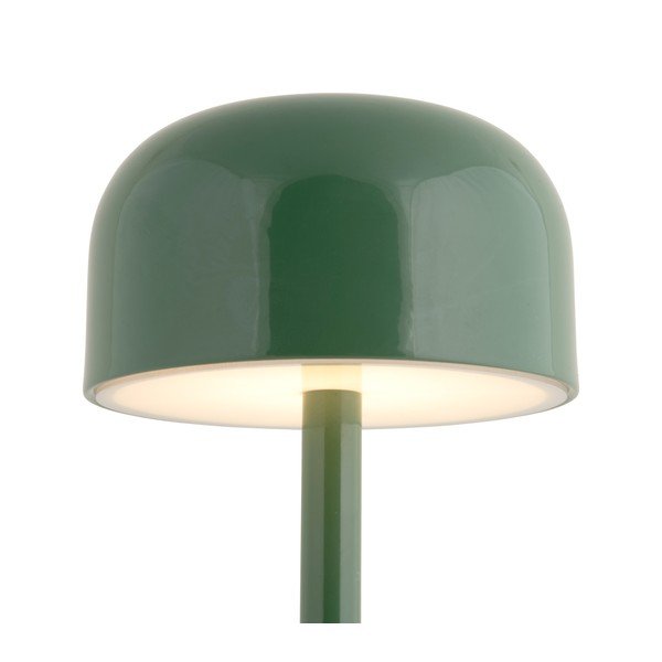 Stalinis šviestuvas žalios spalvos LED (aukštis 24,5 cm) su metaliniu gaubtu James – Leitmotiv-image-3