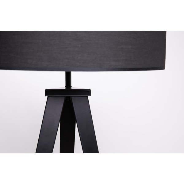 Pastatomas šviestuvas su metalinėmis kojelėmis ir juodu gaubtu Bonami Essentials Kiki-image-1