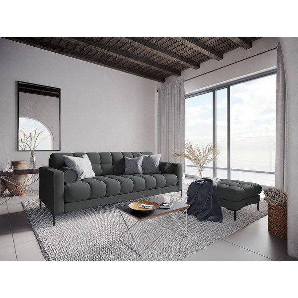 Sofa tamsiai pilkos spalvos 217 cm Bali – Cosmopolitan Design-image-1