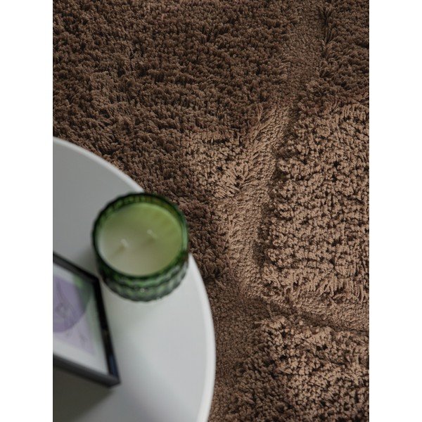Rankų darbo rudos spalvos apvalios formos kilimas ø 160 cm Lambeth Jasper – Ted Baker-image-2