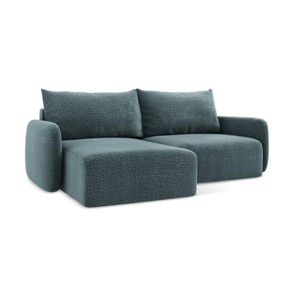 Turkio spalvos sulankstoma/su sandėliavimo vieta kampinė sofa (su kairiuoju kampu) Kalena – Makamii-image-2
