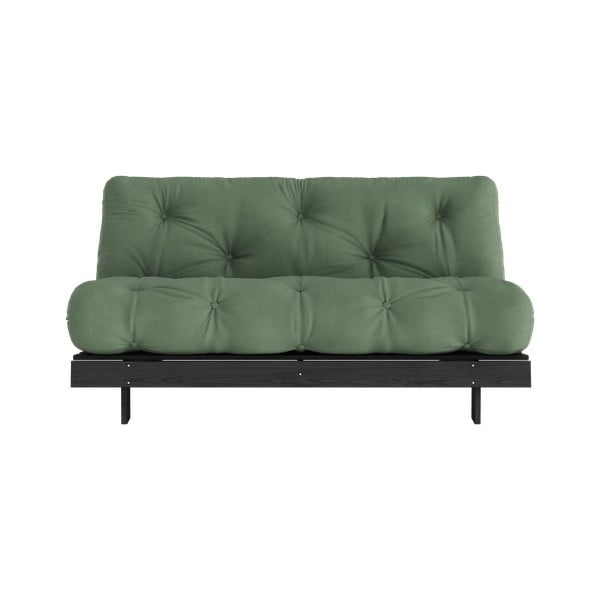 Sulankstoma sofa žalios spalvos 160 cm Roots Black Night – Karup Design