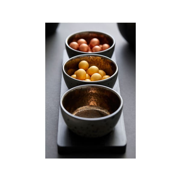 3 molinių serviravimo dubenėlių rinkinys su padėklu Bitz Cabaret-image-2