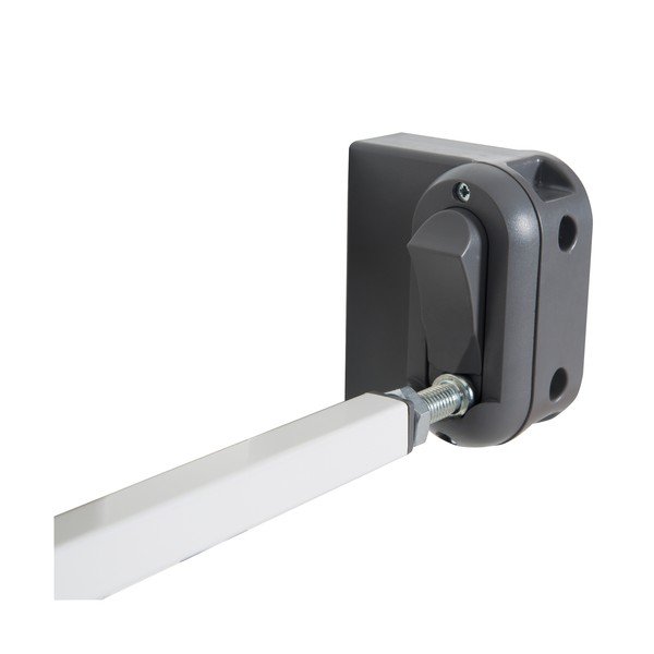 Iš metalo durų barjeras baltos spalvos – Roba-image-4