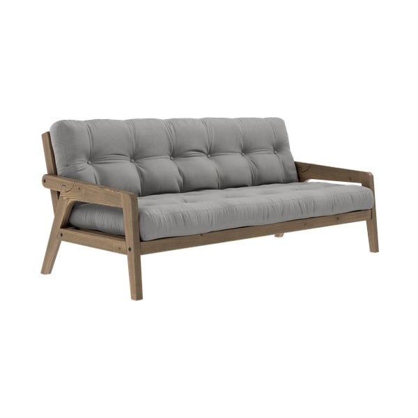 Pilka sofa lova 204 cm Grab - Karup Design-image-3