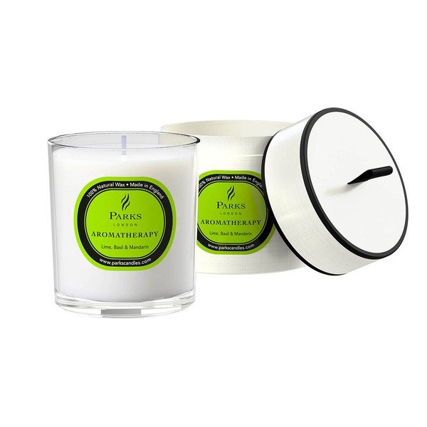 Parks Candles London kalkių, bazilikų ir mandarinų kvapo žvakė, 50 valandų degimo trukmė-image-1