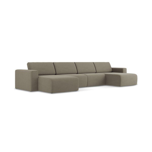 Šviesiai rudos spalvos kampinė sofa Kalea – Makamii-image-2