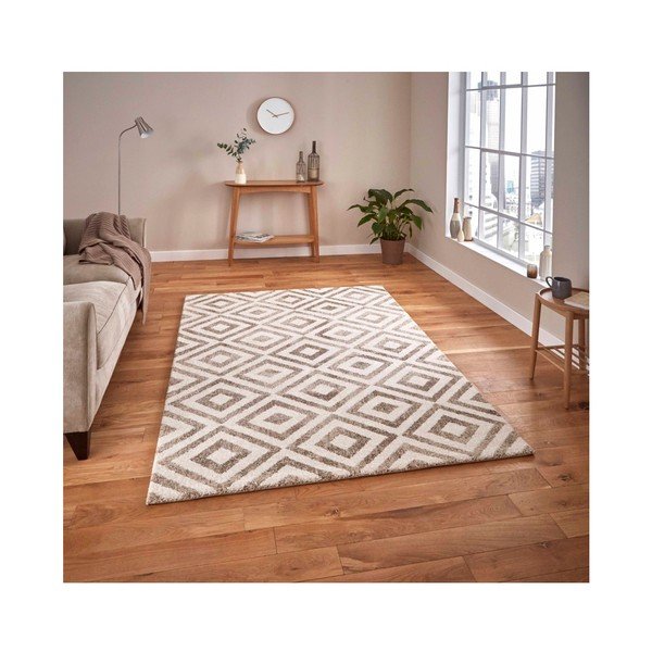 Smėlio spalvos kilimas Think Rugs Elegant, 160 x 220 cm-image-2