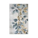 Skalbiamas kilimas šviesiai mėlynos spalvos/auksinės spalvos 160x230 cm Golden Leaves – Mila Home