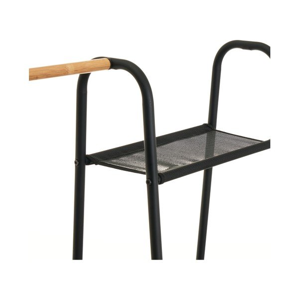 Juodas metalinis drabužių stovas - Casa Selección-image-3