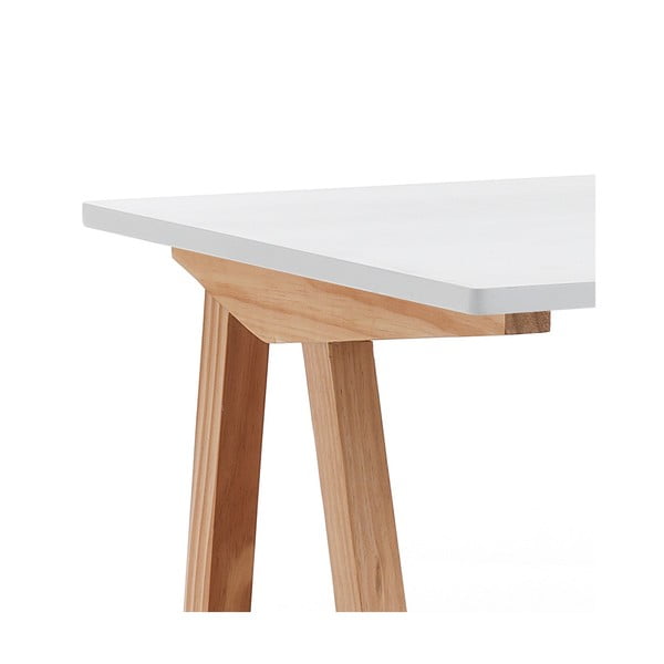 Rašomasis stalas su baltu stalviršiu 60x120 cm Mak – Tomasucci-image-2