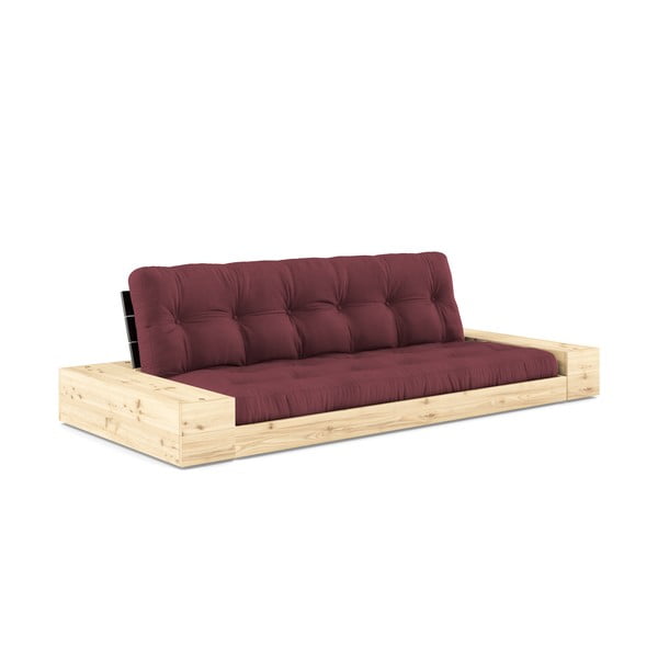 Sulankstoma sofa bordo spalvos 244 cm Base – Karup Design
