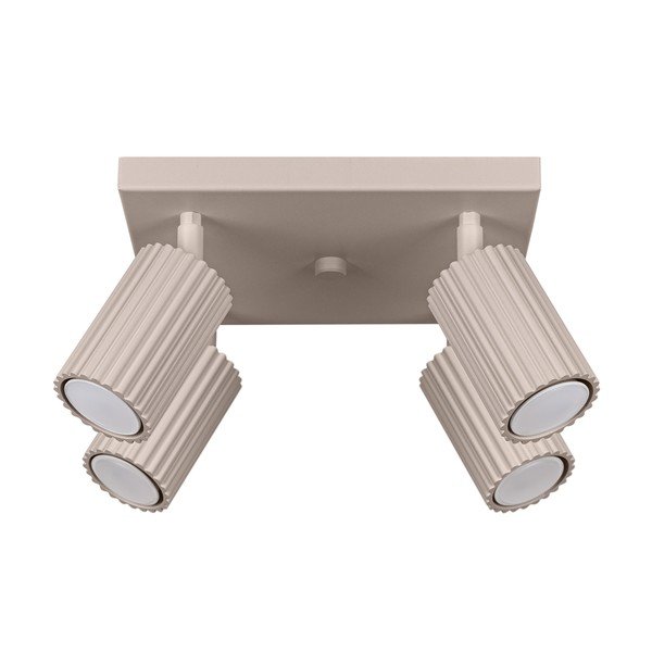 Taupe spalvos iš metalo taškinis šviestuvas ø 6,5 cm Gleam – Sollux