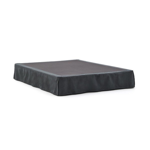 Antracito spalvos dvigulė lova audiniu dengta 180x200 cm Jaira – Kave Home