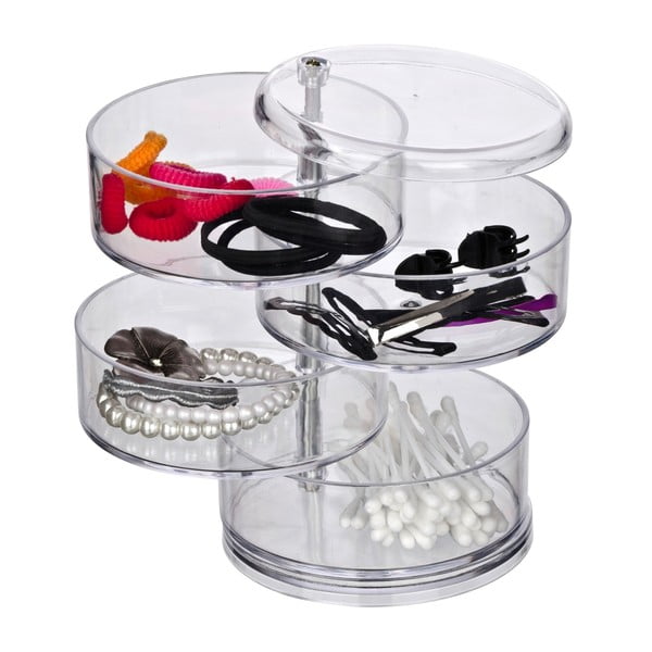 Kosmetikos dėklas su 4 skyriais Wenko Transparent-image-3