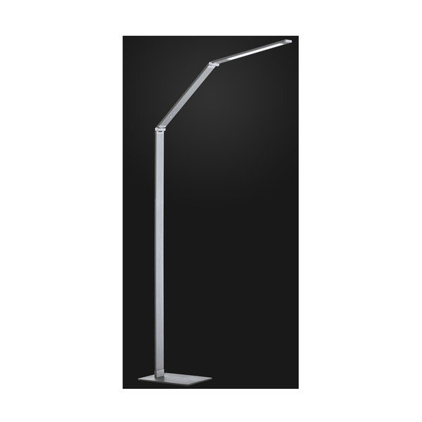 Pastatomas šviestuvas sidabrinės spalvos LED su pritemdymo funkcija (aukštis 133 cm) Geri – Fischer & Honsel-image-1