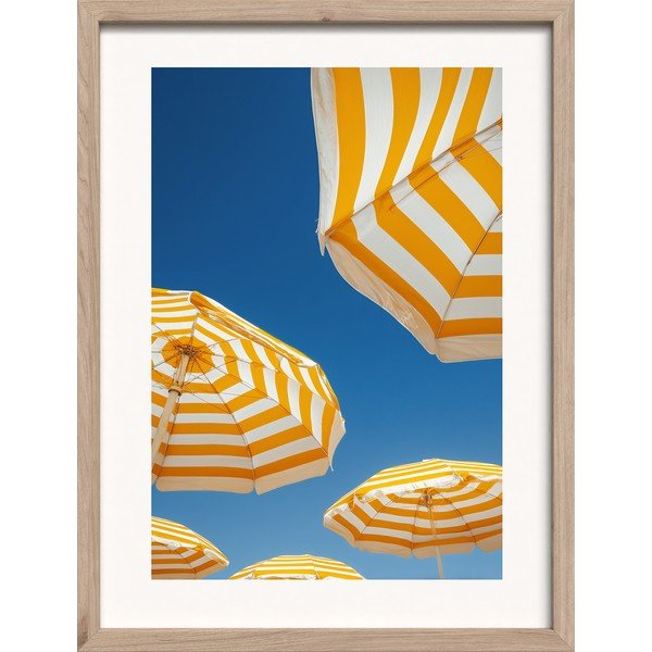 Spausdintas paveikslas su rėmeliu 30x40 cm Umbrellas  – Styler