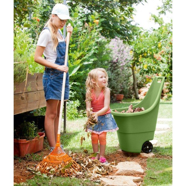 Iš plastiko sodo krepšelis žalios spalvos Easy go – Keter-image-3