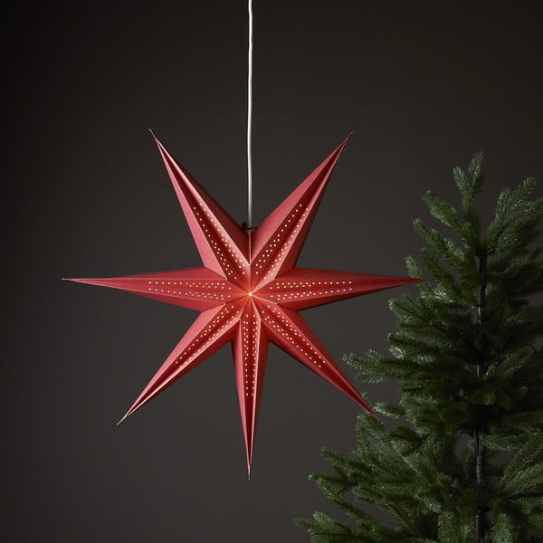 Raudona kalėdinė šviečianti dekoracija ø 60 cm Point - Star Trading