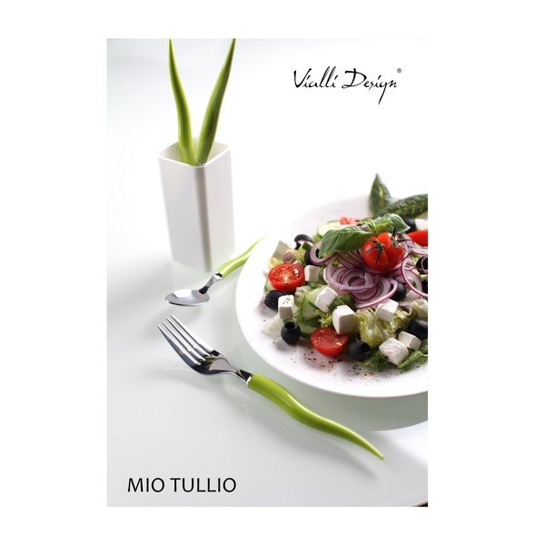 Stalo įrankių rinkinys "Mio Tullio", 5 vnt., žalias/baltas-image-3