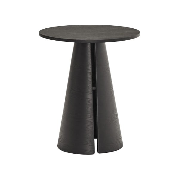 Apvalios formos valgomojo stalas su uosio dekoro stalviršiu ø 65 cm Cep – Teulat