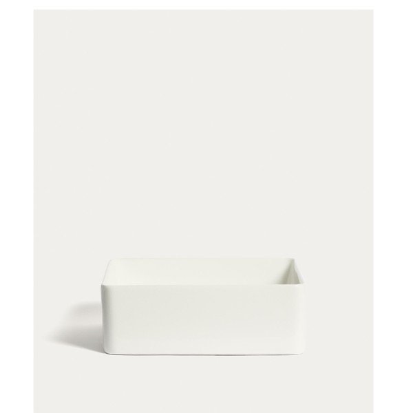 Baltos spalvos iš keramikos praustuvas 36,5x36,5 cm Ovara – Kave Home