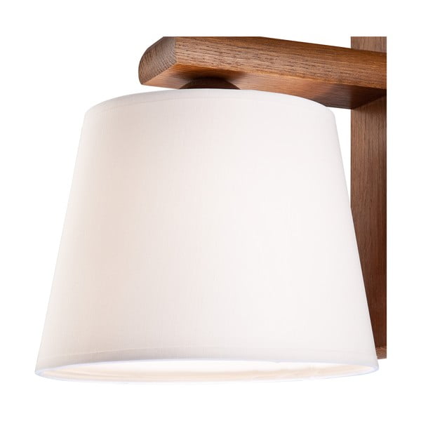 Sieninė lempa tamsiai rudos spalvos ø 20 cm Aida – LAMKUR-image-4