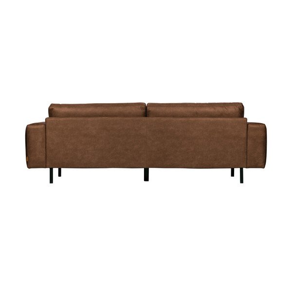 Ruda sofa iš dirbtinės odos WOOOD Rebound-image-2