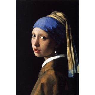 Johannes Vermeer reprodukcija Girl with a Pearl Earring, 70 x 50 cm