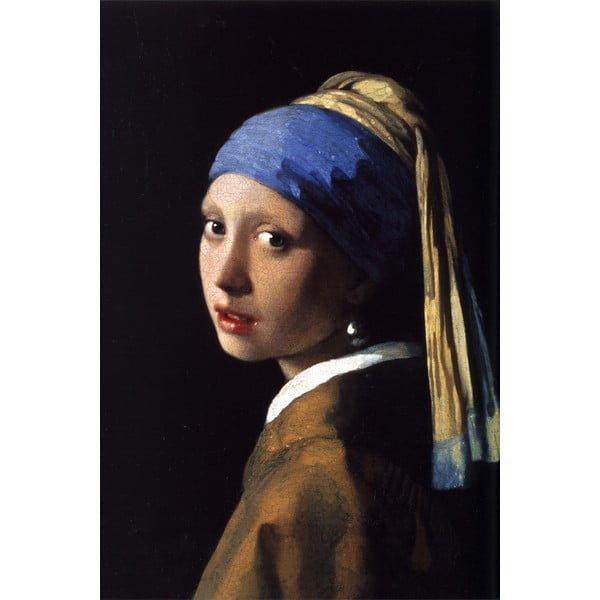 Johannes Vermeer reprodukcija Girl with a Pearl Earring, 40 x 30 cm