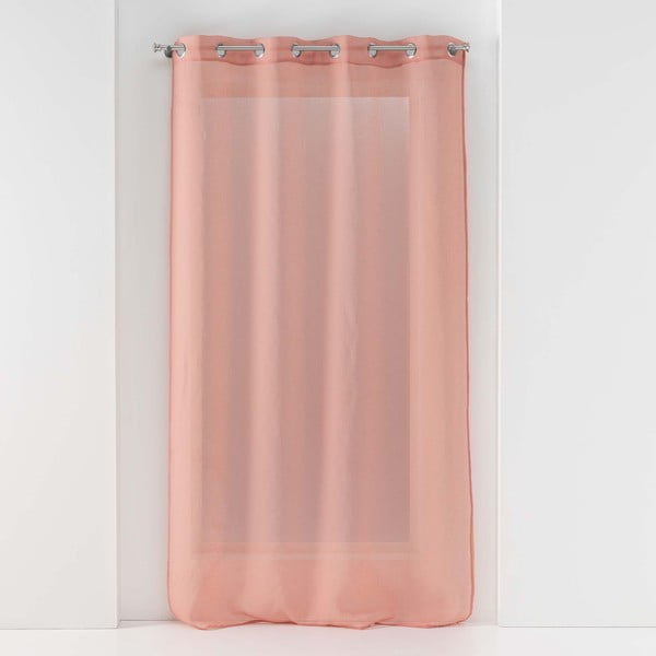 Permatoma užuolaida rožinės spalvos 140x280 cm Sandra – douceur d'intérieur