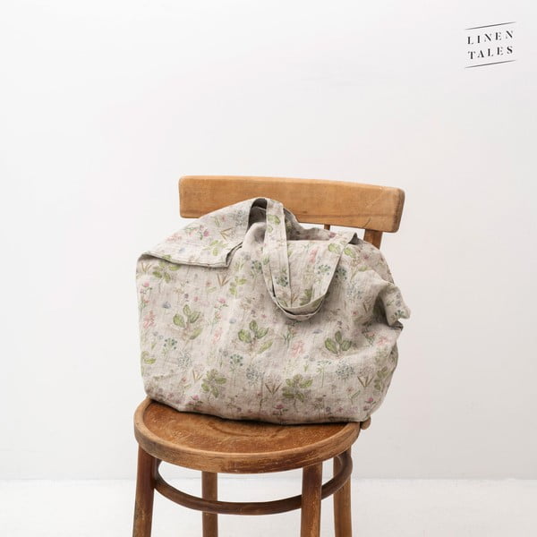 Lininis pirkinių krepšys - Linen Tales-image-1