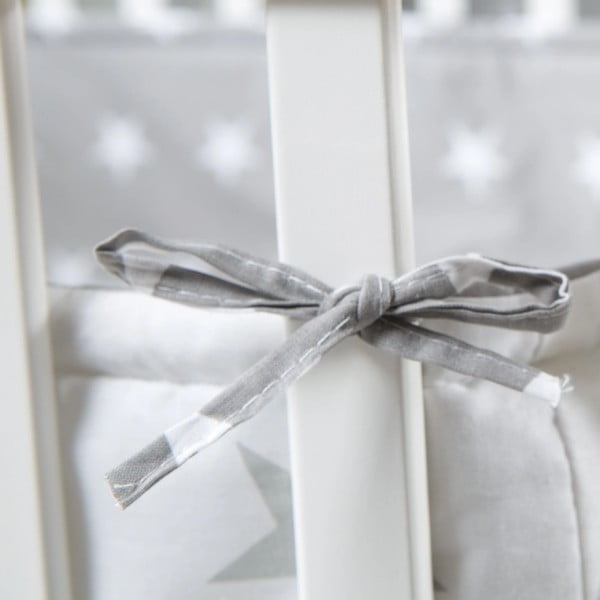 Maniežas vaikams baltos spalvos 100x100 cm Little stars – Roba-image-1