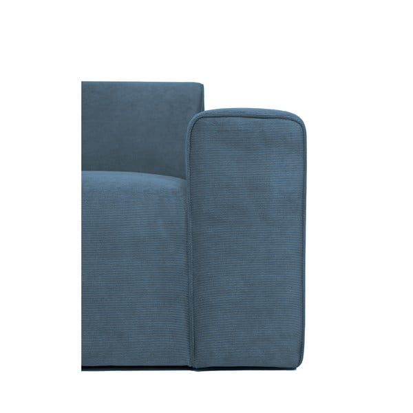 Iš kordinio velveto modulinė sofa mėlynos spalvos (su dešiniuoju kampu) Sting – Scandic-image-3