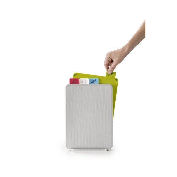 Šviesiai pilkas stovas su 4 lentomis Joseph Joseph Index, 20 x 30 cm-image-1