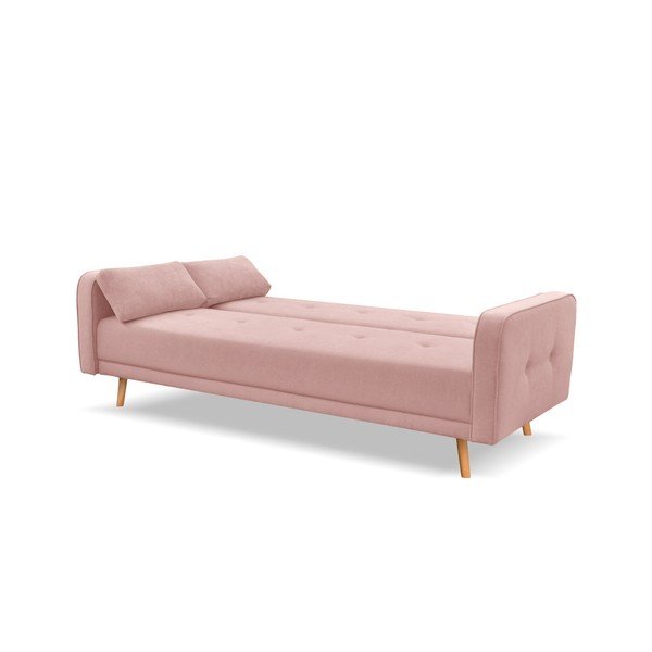 Rausva sofa-lova Cosmopolitan Design Stuttgart, 212 cm-image-2