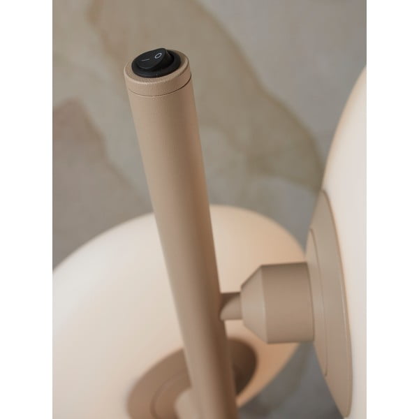 Pastatomas šviestuvas kreminės spalvos (aukštis 161 cm) su stiklo gaubtu Sapporo – it's about RoMi-image-4