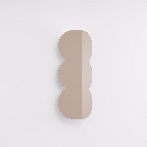 Taupe spalvos iš aliuminio sieninė lempa BISCUIT – Thoro-image-4