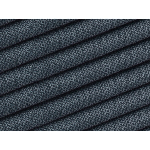 Mėlynai pilka minkšta dvigulė lova su grotelėmis 160x200 cm Lily - Micadoni Home-image-1