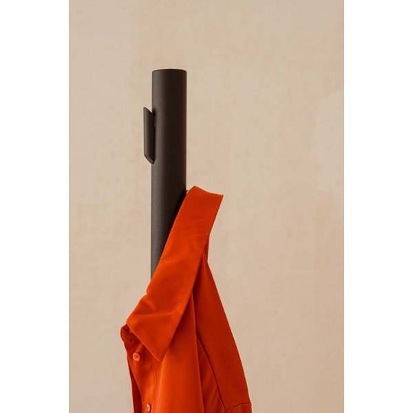 Juodos spalvos iš metalo palto stovas ø 25x183 cm Yuko – noo.ma-image-3