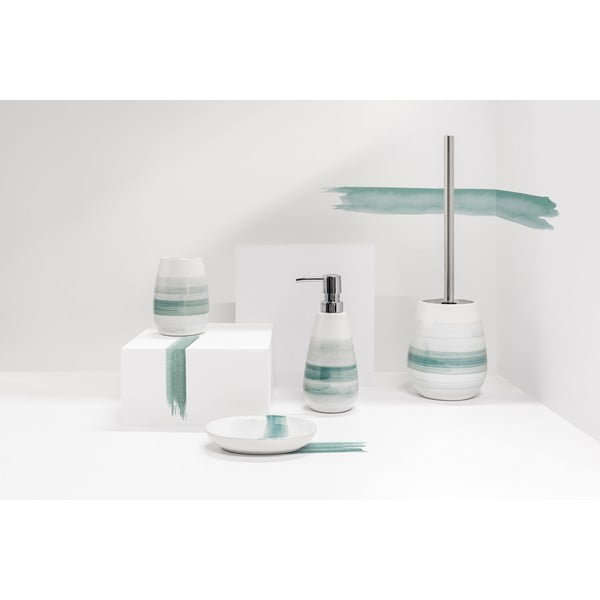 Baltas keraminis tualeto šepetys Burgio - Wenko-image-1