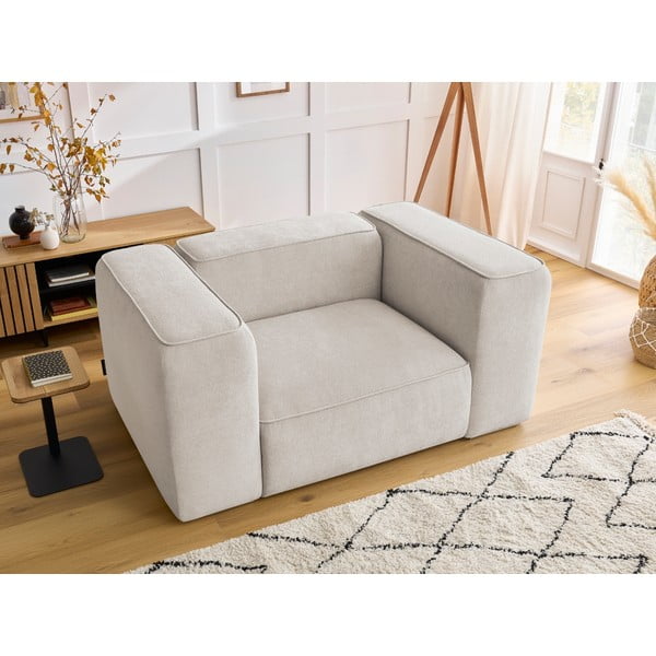 Krėslas smėlio spalvos Zephyr – Bobochic Paris-image-1