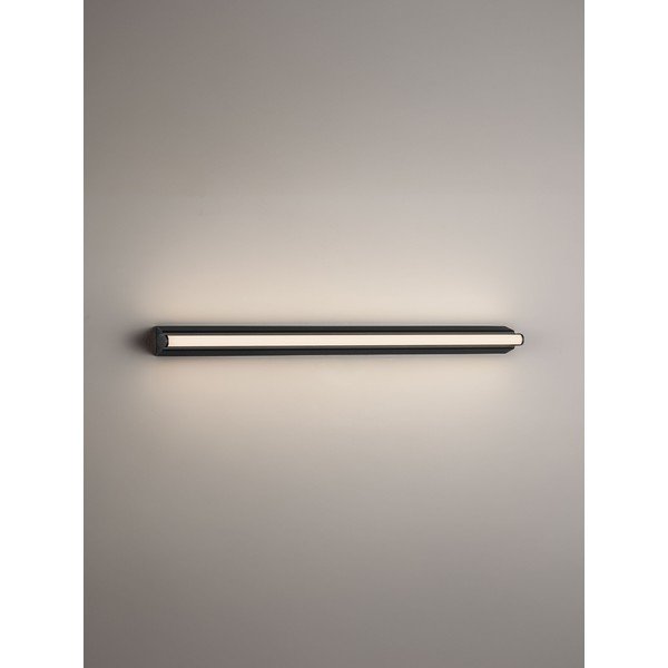 Matinės juodos spalvos iš aliuminio sieninė lempa LED Endo – Nova Luce-image-2