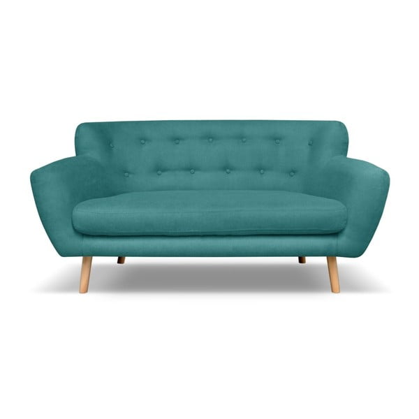 Žalios ir mėlynos spalvos sofa Cosmopolitan design London, 162 cm