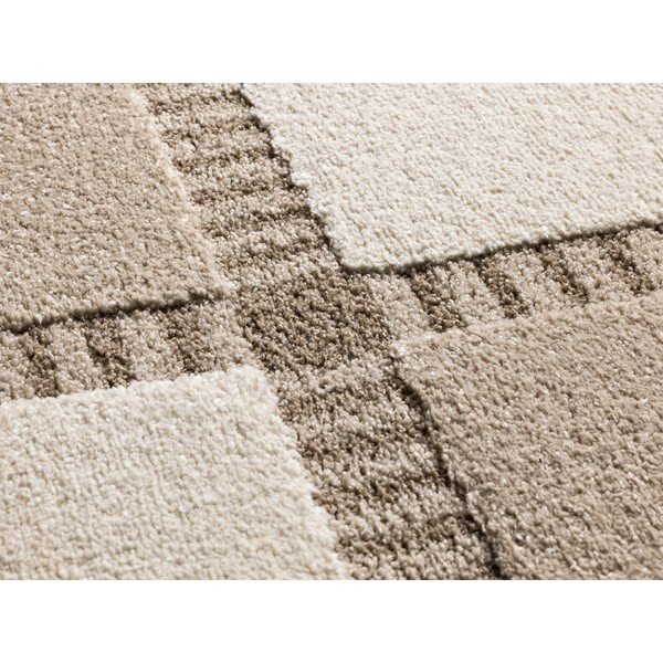 Smėlio spalvos/kreminės spalvos kilimas 120x170 cm Candela – Universal-image-3