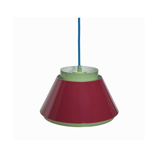 Raudonos spalvos/žalios spalvos iš metalo kabantis šviestuvas ø 25 cm Remi – Hübsch-image-2