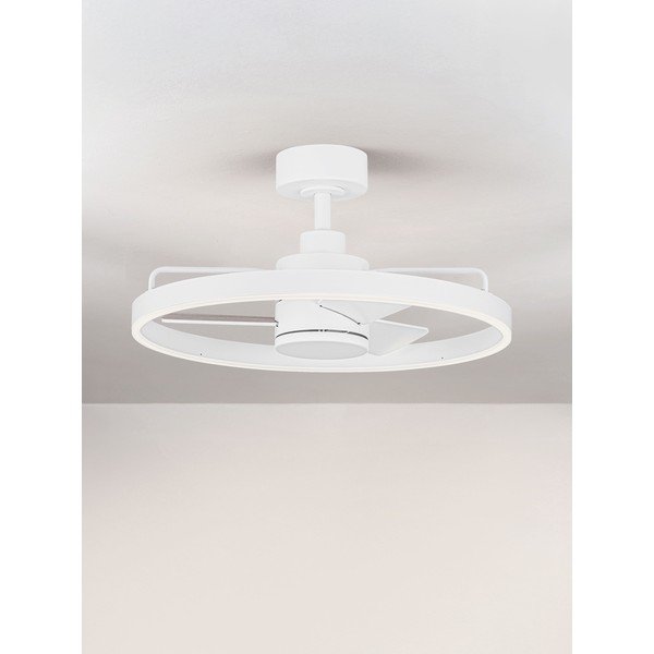 Baltos spalvos iš metalo lubinis šviestuvas LED su pritemdymo funkcija Lunair – Nova Luce-image-3