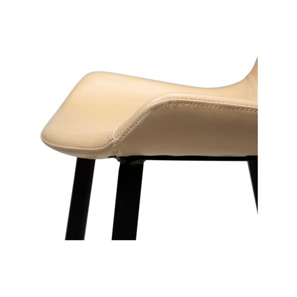 Šviesiai ruda eko odos baro kėdė DAN-FORM Denmark Hype, aukštis 102 cm-image-4