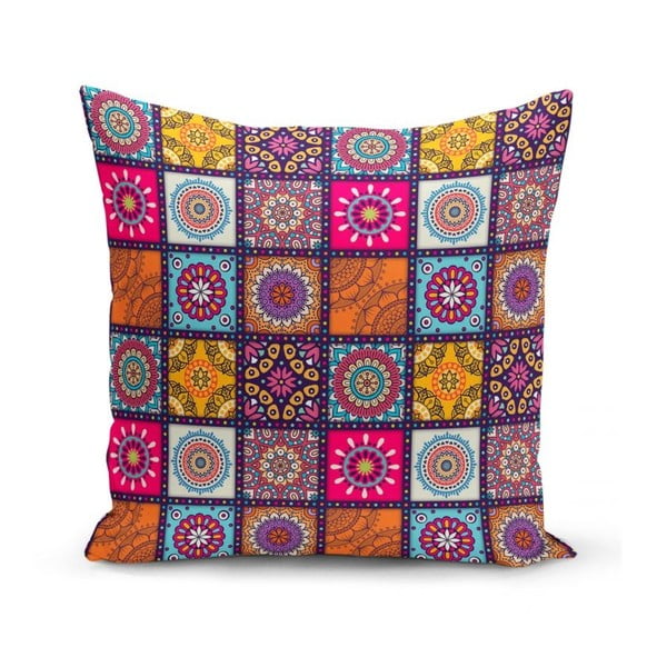Dekoratyviniai pagalvių užvalkalai 4 vnt. 45x45 cm Mandala Tiles – Minimalist Cushion Covers-image-2